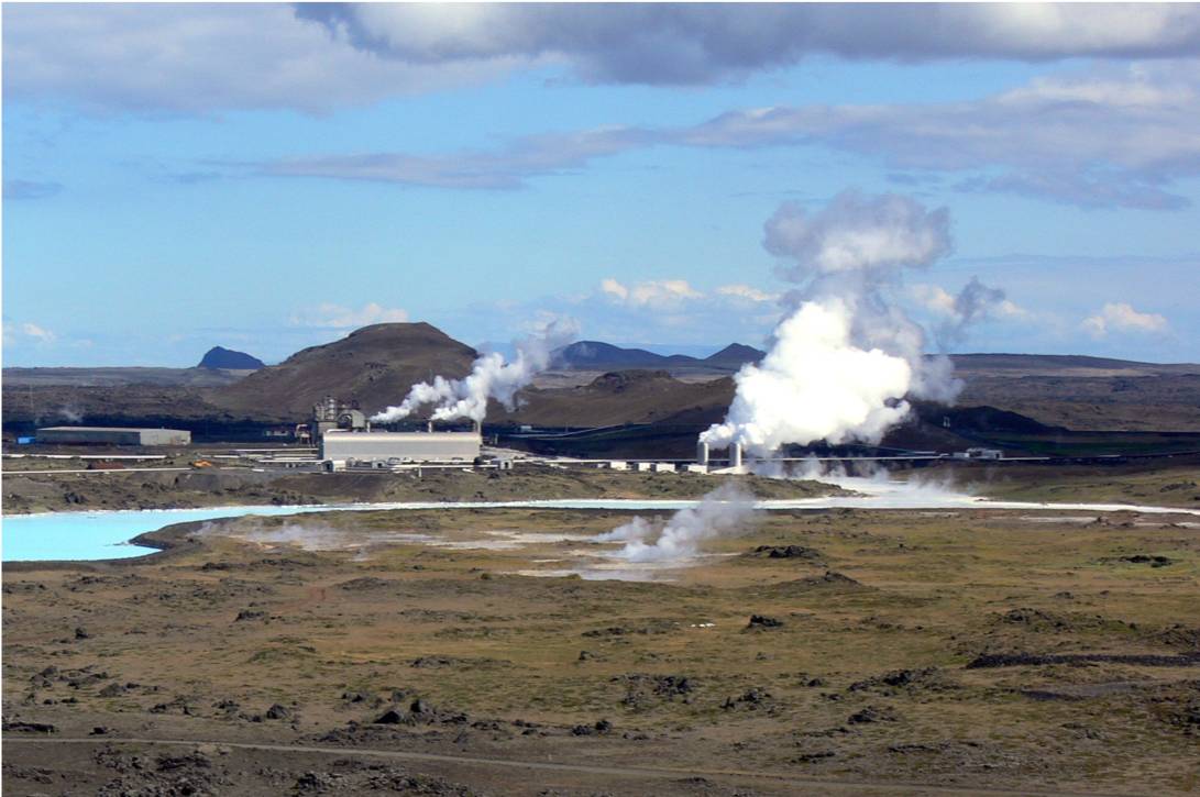 Picture showing geothermal and gravity mapping.